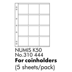 NUMIS Coin Sheets - Pack of 5