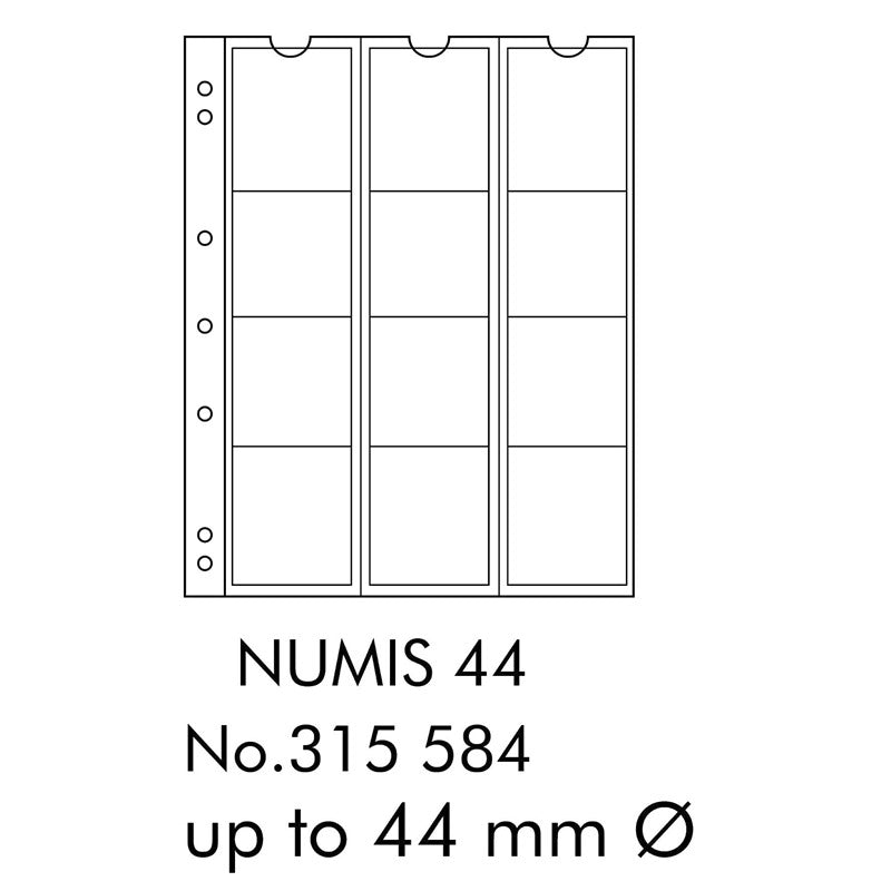 NUMIS Coin Sheets - Pack of 5