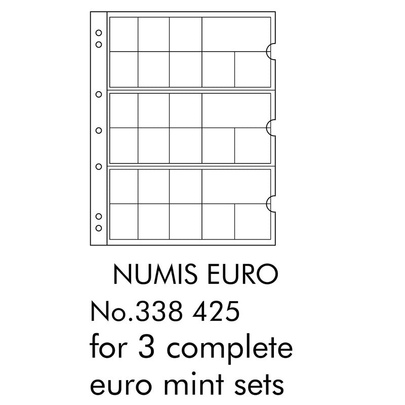 NUMIS Coin Sheets - Pack of 5