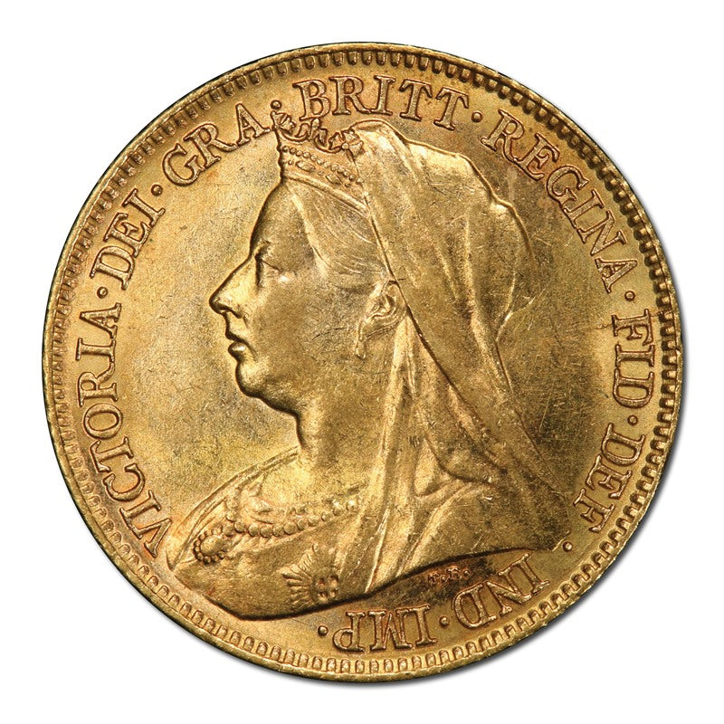 1896 Melbourne Gold Half Sovereign PCGS AU58