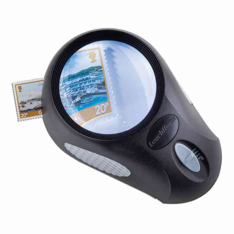 Lighthouse - Magnifer BULLAUGE with 5x magnification, 6 LED’s, 3 brigh ...