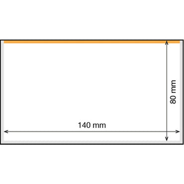 Basic Banknotes Sleeves 140 x 80mm - Pack of 50