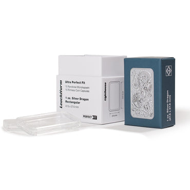Lighthouse - Ultra Perfect Fit Capsules for Rectangular 1oz Silver