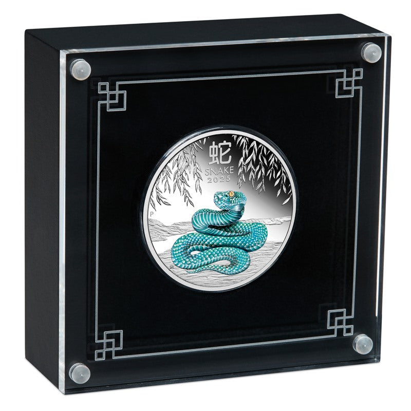 2025 Year of the Snake Coloured 1oz Silver Proof