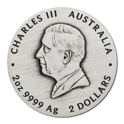 2026 Year of the Horse 2oz Silver Antiqued