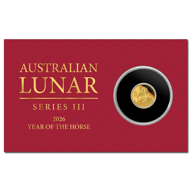 2026 Year of the Horse 0.5g Gold Proof Coin
