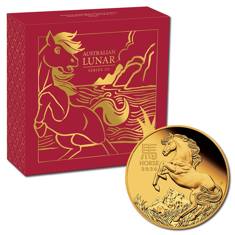2026 Year of the Horse 1/4oz Gold Proof