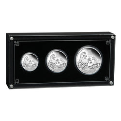 2026 Year of the Horse Three Coin Silver Proof Set
