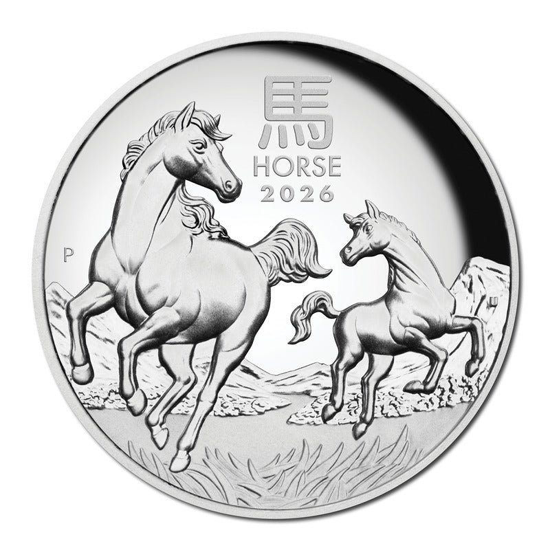 2026 Year of the Horse High Relief 1oz Silver Proof