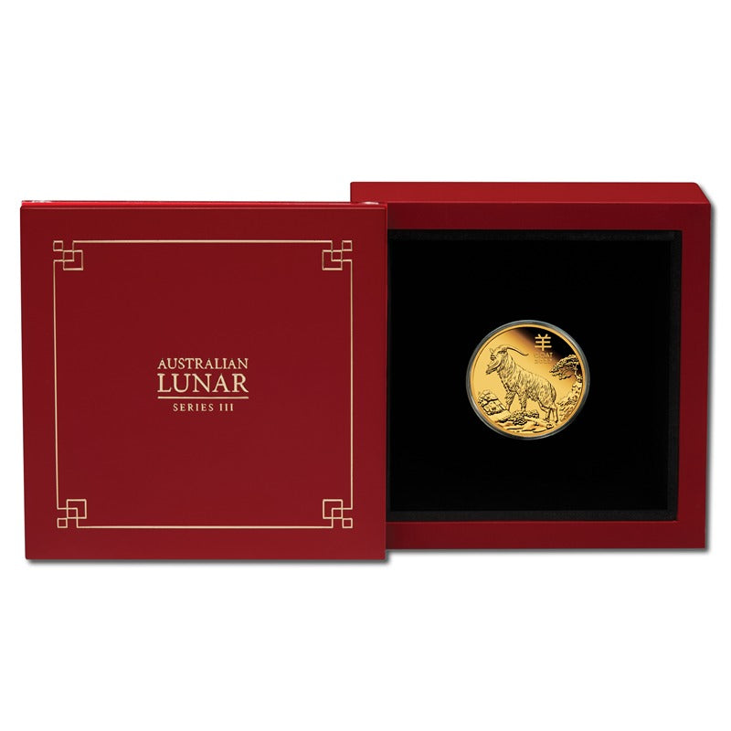2027 Year of the Goat 1/4oz Gold Proof
