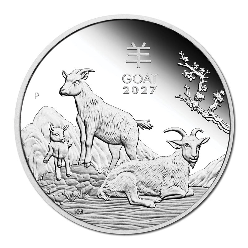 2027 Year of the Goat 1oz Silver Proof