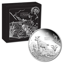 2027 Year of the Goat 1/2oz Silver Proof