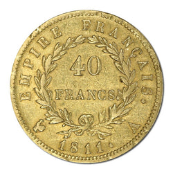 France 1811A 40 Francs Gold nVF