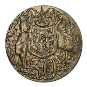 50c 1976 Struck on 20c Planchet Error