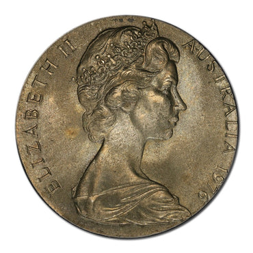 50c 1976 Struck on 20c Planchet Error