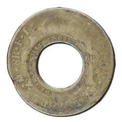 NSW 5 Shillings (Holey Dollar) 1813  on Charles IIII Mexico City Eight Reales 1802FT