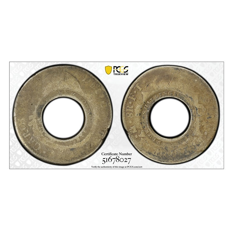 NSW 5 Shillings (Holey Dollar) 1813  on Charles IIII Mexico City Eight Reales 1802FT