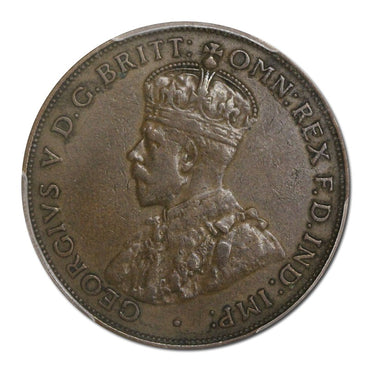 Australia 1930 Penny VF/VF+ PCGS VF35