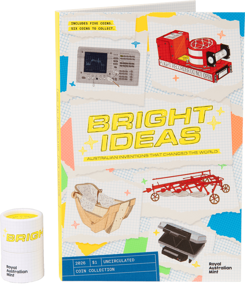 $1 2026 Bright Ideas Five Coin Set & Folder - PRE-ORDER