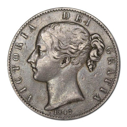Great Britain 1847 Victoria Silver Crown S.3882 NVF
