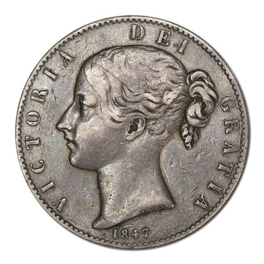 Great Britain 1847 Victoria Silver Crown S.3882 NVF
