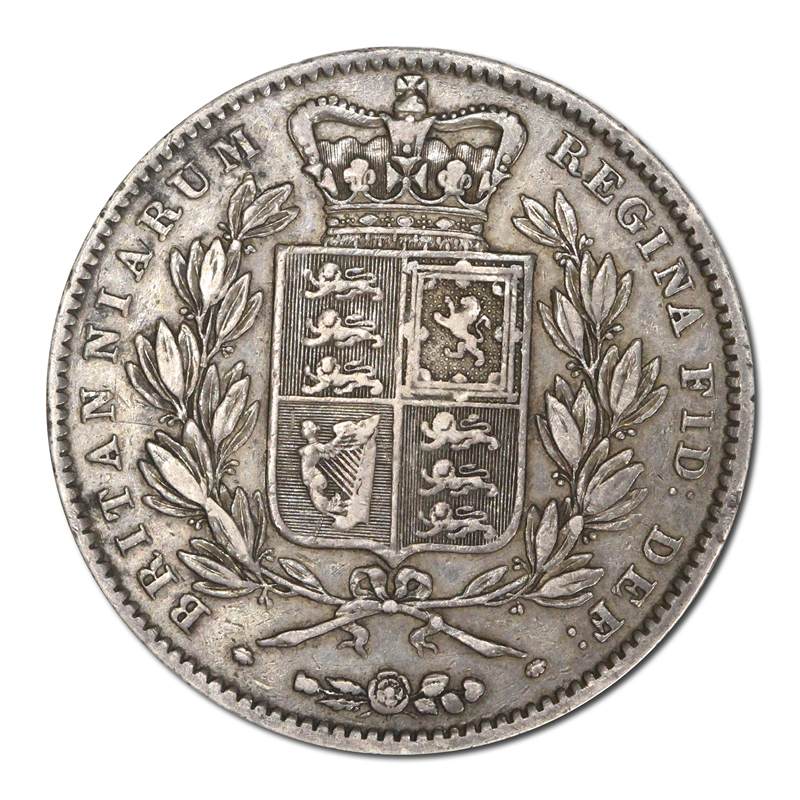 Great Britain 1847 Victoria Silver Crown S.3882 NVF