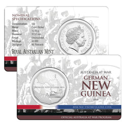 50c 2014-2016 Australia at War Complete 18 Coin Set in Album