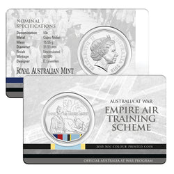 50c 2014-2016 Australia at War Complete 18 Coin Set in Album