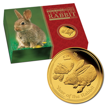 2011 Year Of The Rabbit 1/10oz Gold Proof