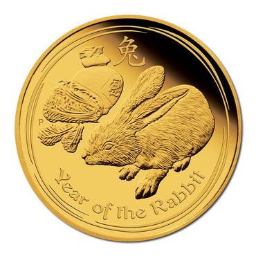 2011 Year Of The Rabbit 1/10oz Gold Proof