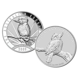 2009 & 2010 Kookaburra 1oz Silver UNC - WMF Berlin Two Coin Set