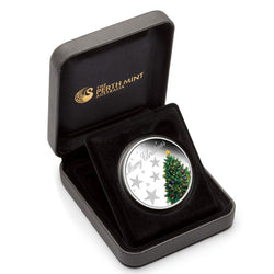 2013 Christmas 1/2oz Silver Coloured Proof