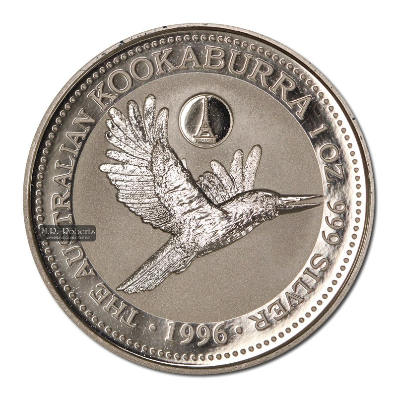 1996 Kookaburra 1oz Silver UNC - France Privy Mark