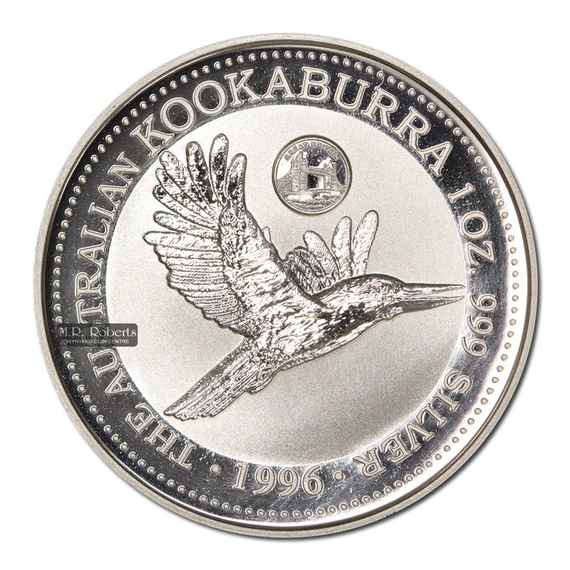 1996 Kookaburra 1oz Silver UNC - Great Britain Privy Mark