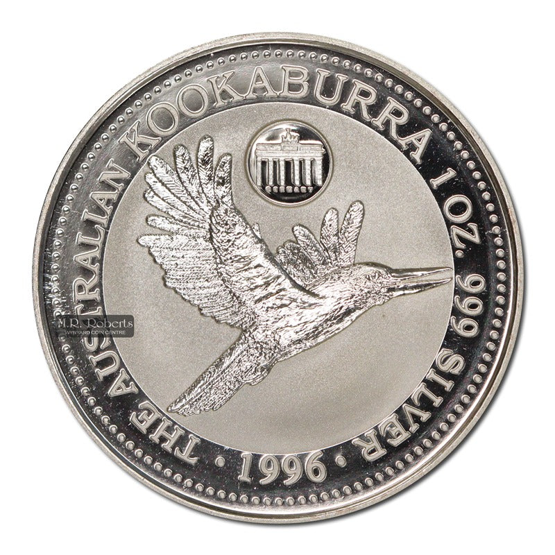 1996 Kookaburra 1oz Silver UNC - Germany Privy Mark