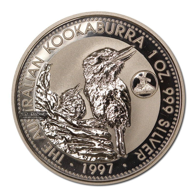 1997 Kookaburra 1oz Silver UNC - Netherlands Privy Mark