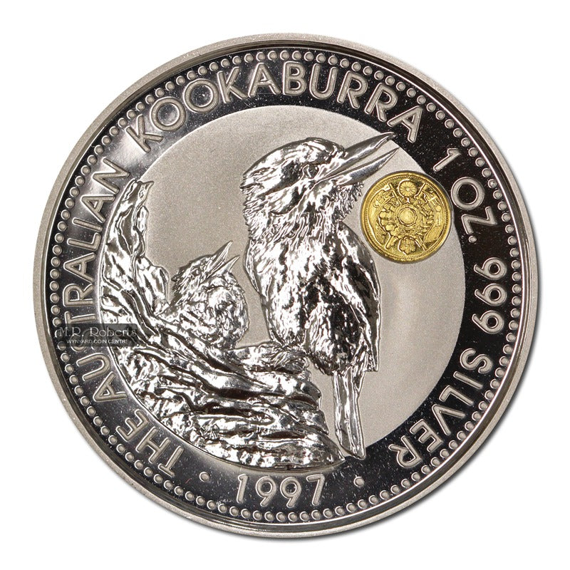 1997 Kookaburra 1oz Silver - Old Type Yen Privy Mark