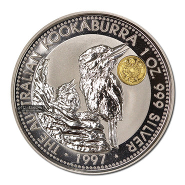 1997 Kookaburra 1oz Silver - Old Type Yen Privy Mark