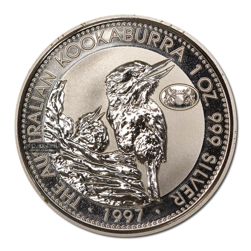 1997 Kookaburra 1oz Silver UNC - Zurich Privy Mark