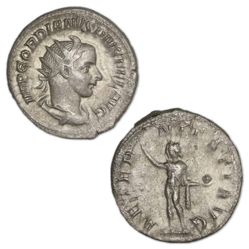 Ancient Roman Empire Silver Antoninianus