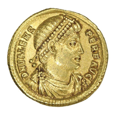 Roman Empire Valens 364-378AD Gold Solidus Antioch Mint