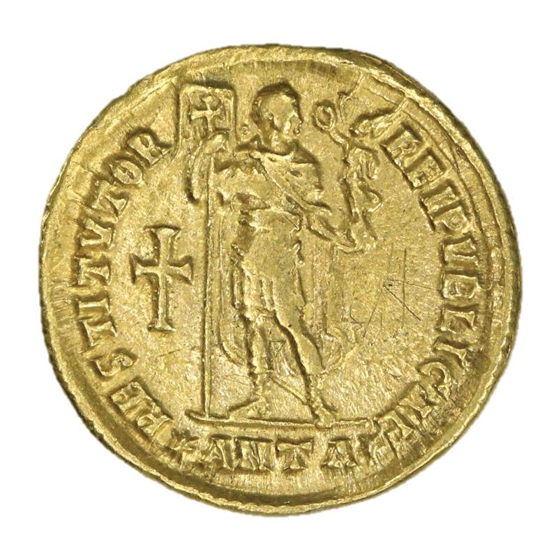 Roman Empire Valens 364-378AD Gold Solidus Antioch Mint