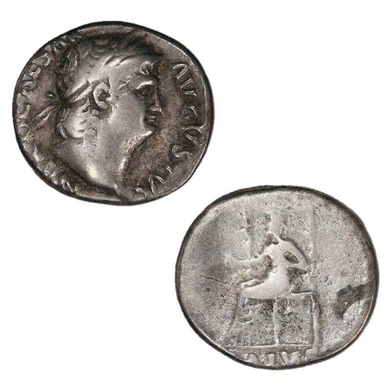 Ancient Rome, Nero Silver Denarius 54-68AD