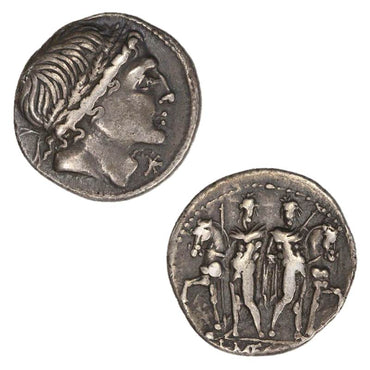 Roman Republican, L.Memmius 109-108BC Silver Denarius