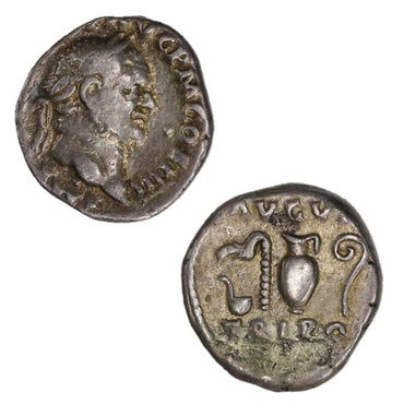 Ancient Rome, Vespasian 69-79AD Silver Denarius