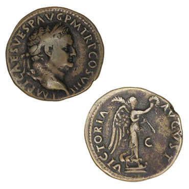Ancient Rome, Titus 79-81AD Bronze Assarion