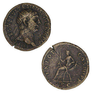 Ancient Rome, Trajan 98-117AD Bronze Dupondius