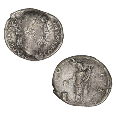 Ancient Rome, Hadrian 117-138AD Silver Denarius VF