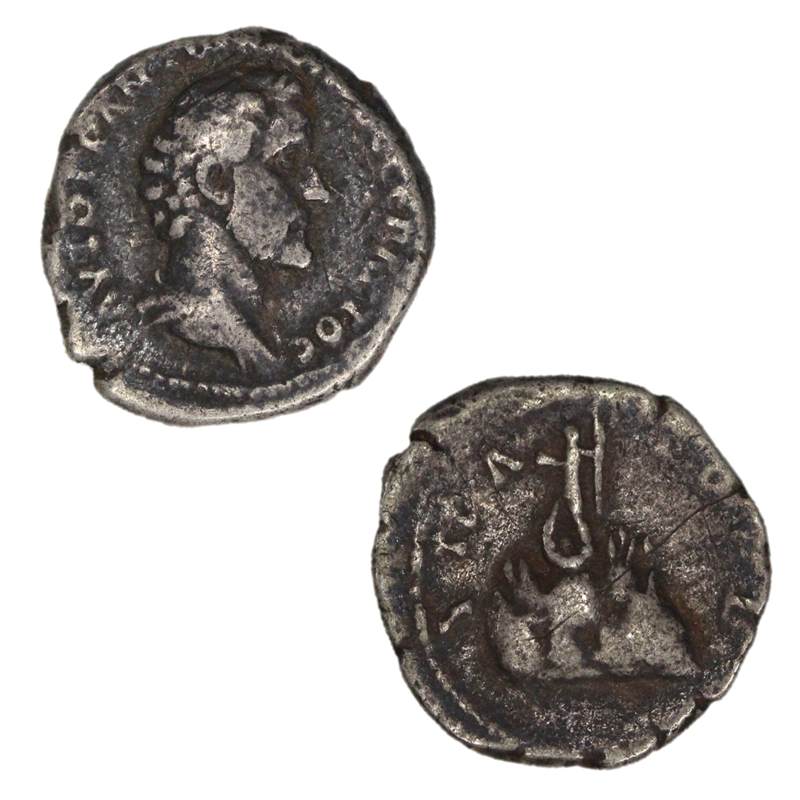 Roman Empire Antoninus Pius 138-161 Silver Denarius