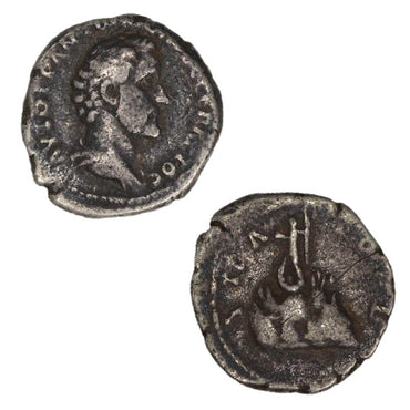 Roman Empire Antoninus Pius 138-161 Silver Denarius